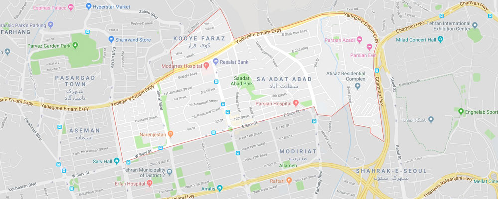 باربری سعادت آباد